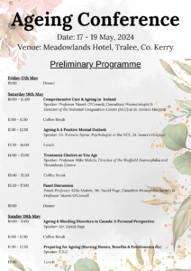 Ageing Conference 2024 programme