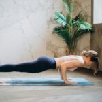 Photo of woman doing a plank