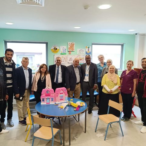 Jordanian visit - Crumlin Hospital