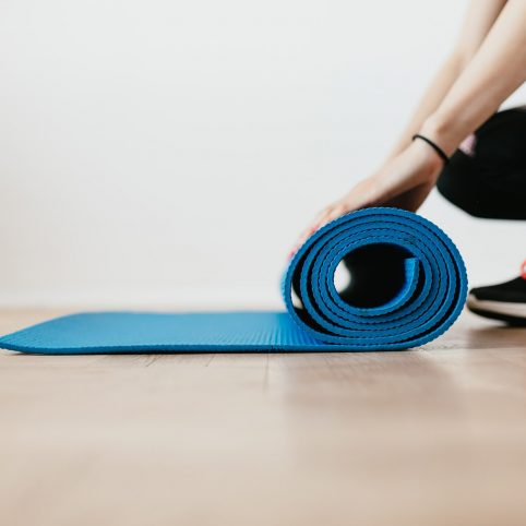 Woman doing pilates