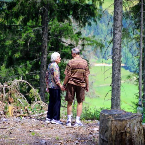 Photo of elderly couple